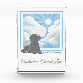 Hunde-Gedenk-Acryl-Fotoblock - Labrador Fotoblock