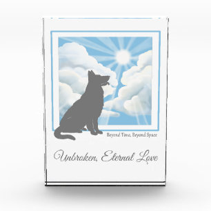 Hunde-Gedenk-Acryl-Fotoblock - Sighthound Fotoblock