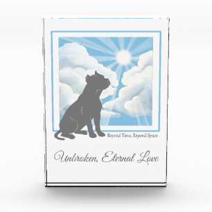 Hunde-Gedenk-Acryl-Fotoblock - Sighthound Fotoblock