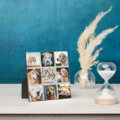 Hunde-Gedenkgeschenk Bester Hund je Rustikales Fot Fotoplatte (InSitu)