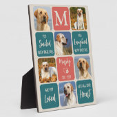 Hunde-Gedenkgutscheine Pet Loss Moderne Farben 6 F Fotoplatte (Seite)