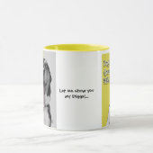 Hunde gegangene wilde Tasse (Zentrum)