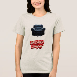 Hunde gegen Katze Recliner Kombat Tri-Blend Shirt