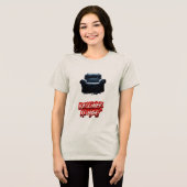 Hunde gegen Katze Recliner Kombat Tri-Blend Shirt (Vorderseite voll)