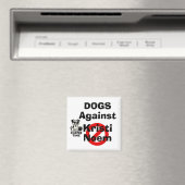 Hunde gegen Kristi Noem Magnet (In Situ (Geschirrspüler))