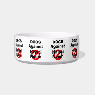 Hunde gegen Kristi Noem Pet Bowl Napf