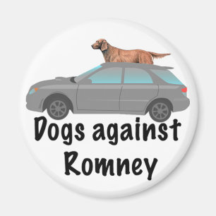 Hunde gegen Romney Magnet