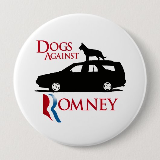 Hunde gegen Romney - .png Button (Vorderseite)