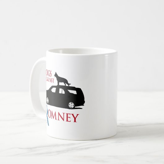 Hunde gegen Romney - .png Kaffeetasse (Vorderseite Links)