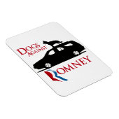 Hunde gegen Romney -.png Magnet (Rechte Seite)