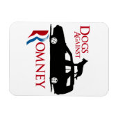 Hunde gegen Romney -.png Magnet (Horizontal)