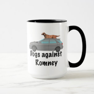 Hunde gegen Romney Tasse