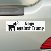 Hunde gegen Trump Autoaufkleber (Auf Auto)
