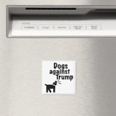 Hunde gegen Trump Magnet (In Situ (Geschirrspüler))