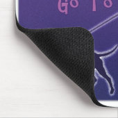 Hunde gehen in den Himmel Mousepad (Ecke)