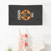 Hunde-Geist-Halloween-Horror-Vektor Banner (Insitu)