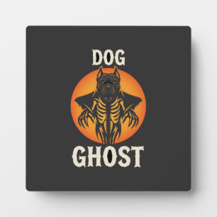 Hunde-Geist-Halloween-Horror-Vektor Fotoplatte