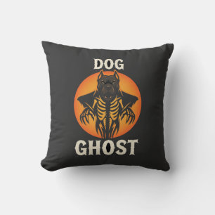 Hunde-Geist-Halloween-Horror-Vektor Kissen