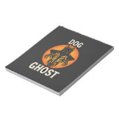 Hunde-Geist-Halloween-Horror-Vektor Notizblock (Rotiert)