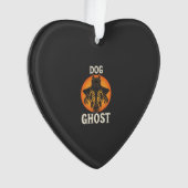 Hunde-Geist-Halloween-Horror-Vektor Ornament (Vorderseite)