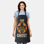 Hunde-Geist-Halloween-Horror-Vektor Schürze (Getragen)