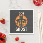 Hunde-Geist-Halloween-Horror-Vektor Serviette (Beispiel)