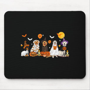 Hunde-Geist-Hexe-Mumie-Halloween-Kostüm Männer Fra Mousepad