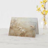 Hunde - geklappte Grußkarte Karte (Gelbe Blume)