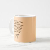 HUNDE GELASSEN KAFFEETASSE (Vorderseite Links)