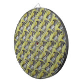 Hunde gemustertes Dartboard Dartscheibe (Vorderseite rechts)
