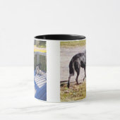 Hunde genießen das Leben Tasse (Zentrum)