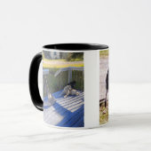 Hunde genießen das Leben Tasse (Vorderseite Links)