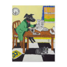 Hunde genießen Kaffee und Donuts