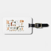 Hunde Gepäckanhänger (Vorderseite horizontal)