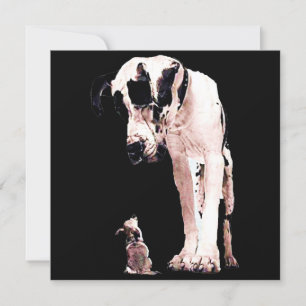 Hunde Geschenke Family Great Dane Lovers Einladung