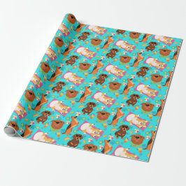 Hunde Geschenkpapier