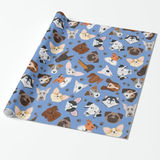 Hunde Geschenkpapier (Ungerollt)