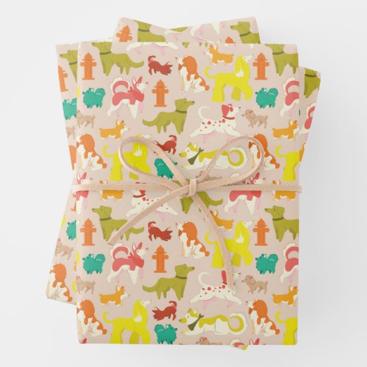 Hunde Geschenkpapier Set (Beispiel)
