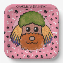 Hunde Gesicht Poodle Geburtstag