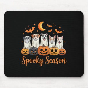 Hunde Gespenster Niedliche Hunde als Ghost Funny H Mousepad