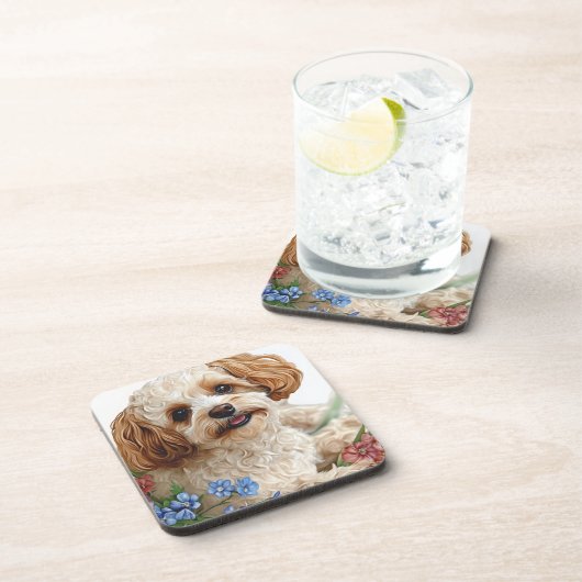 Hunde Getränkeuntersetzer (Rechte Seite)