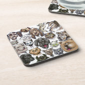 Hunde: Getränkeuntersetzer (Linke Seite)