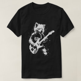 Hunde Gitarre 90er Grunge Punk Rock & Roll T-Shirt