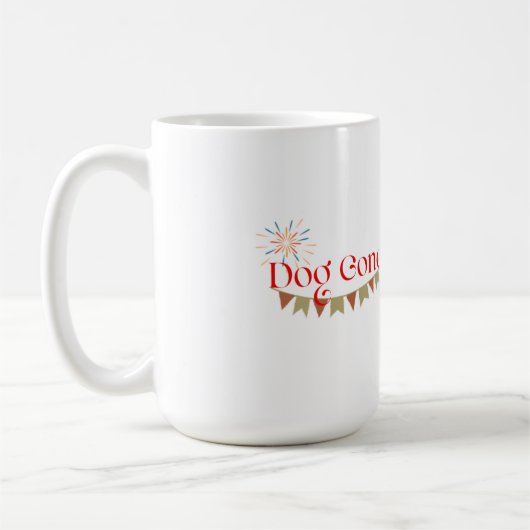 Hunde-Gone-Bookshop Logo-Tasse-klassisch White-15o Kaffeetasse (Links)