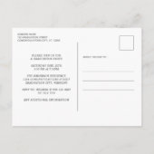 Hunde Gone Senior Year Class 2021 Foto Abschluss Einladungspostkarte (Rückseite)