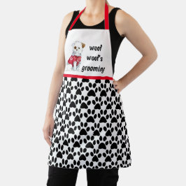 Hunde Groomer All-over-Print-Schürze Schürze