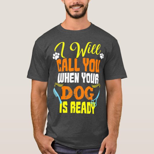 Hunde Groomer Gabe Hunde wachsen T-Shirt (Vorderseite)