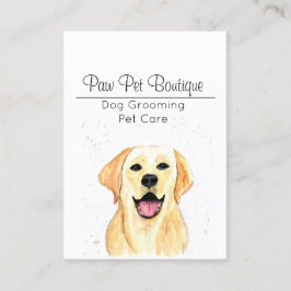 Hunde Groomer Haustier Pflegetuch Aquarell Welpe Visitenkarte