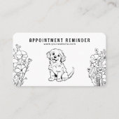 Hunde Groomer Haustier Tierpflege Veterinärmedizin Visitenkarte (Vorderseite)