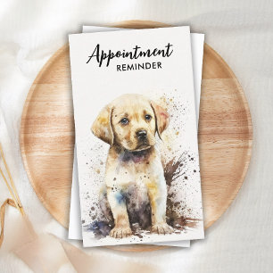 Hunde Groomer Labrador Welpe Sitter Pflege der Hau Terminkarte